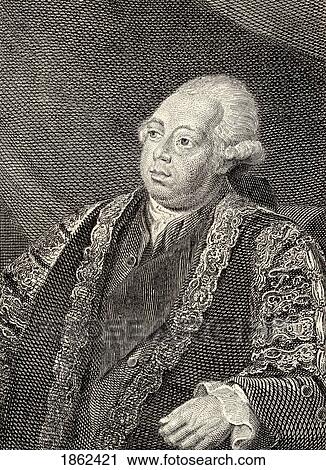 Stock Image - Lord North Frederick North 2Nd Earl Of Guilford 1732 ÃƒÆ’Ã‚Â» 1792 Prime Minister Of Great Britain After The Painting By Nathaniel Dance From Memoirs Of Eminent Etonians By Sir Edward Creasy Published London 1876. Fotosearch