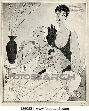Lorelei And Dorothy Illustration By Ralph Barton 1891 To 1931 Frontspiece From The Book But Gentlemen Marry Brunettes By Anita Loos Published 1928 View Large Photo Image Stock Image - Lorelei And Dorothy Illustration By Ralph Barton 1891 To 1931 Frontspiece From The Book But Gentlemen Marry Brunettes By Anita Loos Published 1928. Fotosearch