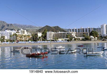 Stock Image - Los Christianos Beach. Fotosearch