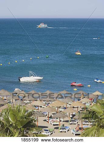 Los Melilleros Beach, Benalmadena, Malaga, Spain View Large Photo Image Stock Photo - Los Melilleros Beach, Benalmadena, Malaga, Spain. Fotosearch