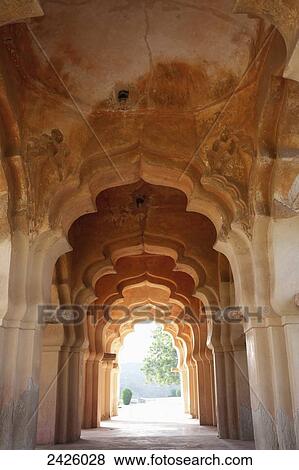 Lotus Mahal, Vijayanagara ruins; Hampi, Karnataka, India View Large Photo Image Stock Photo - Lotus Mahal, Vijayanagara ruins; Hampi, Karnataka, India. Fotosearch