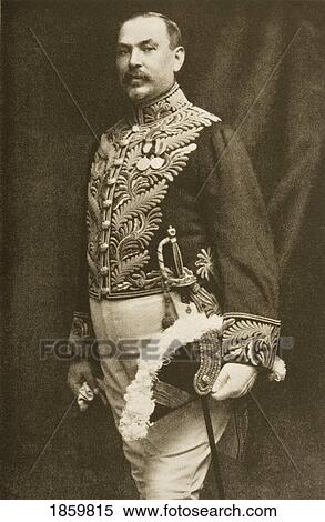 Stock Photography - Louis Botha 1862-1919 South African Statesman & General. First President Of South Africa. From Photograph By Langfier Ltd. Fotosearch