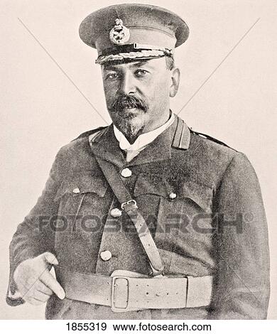 Stock Photo - Louis Botha 1862 To 1919 First Prime Minister Of The Union Of South Africa From The War Illustrated Album Deluxe Published London 1916. Fotosearch