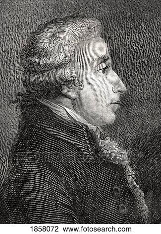 Stock Image - Louis-Felix De Wimpfen,? -1793. French General. From Histoire De La Revolution Francaise By Louis Blanc. Fotosearch