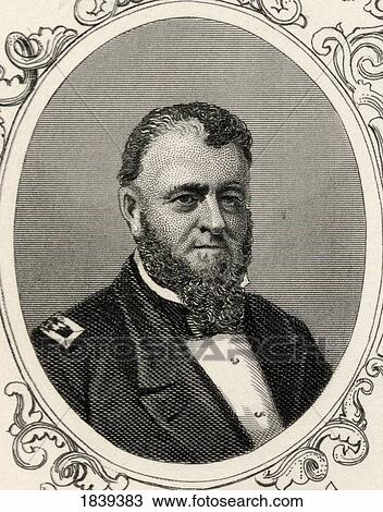 Stock Image - Louis Malesherbes Goldsborough, 1805-1877. Union Naval Commander During The American Civil War And Admiral In The United States Navy.. Fotosearch