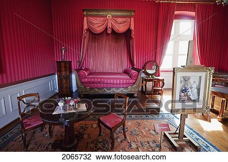 Louis-Philippe Bedchamber In The Chateau D'amboise, Amboise, France View Large Photo Image Stock Image - Louis-Philippe Bedchamber In The Chateau D'amboise, Amboise, France. Fotosearch