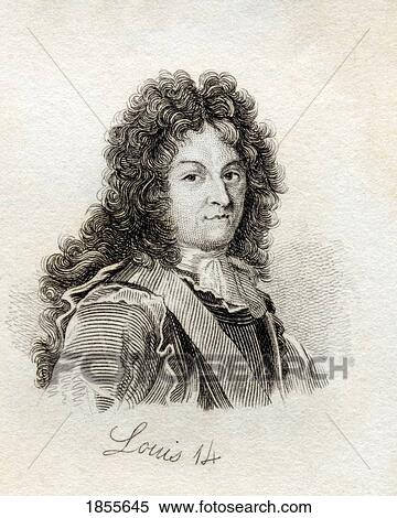 Stock Photography - Louis Xiv Louis DieudonnÃƒÆ’Ã‚Â© 1638-1715 King Of France And Navarre From The Book Crabbs Historical Dictionary Published 1825. Fotosearch