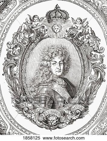 Stock Photography - Louis Xiv, (Louis DieudonnÃƒÆ’Ã‚Â©) 1638-1715. King Of France And Navarre 1643-1715. From Histoire De La Revolution Francaise By Louis Blanc.. Fotosearch