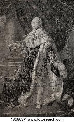 Stock Photo - Louis Xvi 1754-1793. King Of France 1774-1792. Engraved By Pannemaker-Ligny After De La Charlerie. From Histoire De La Revolution Francaise By Louis Blanc.. Fotosearch