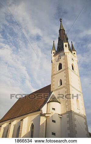 Low Angle Of A Church Building View Large Photo Image Picture - Low Angle Of A Church Building. Fotosearch
