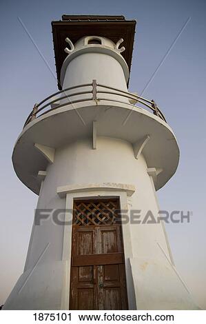 Low Angle View Of A Lighthouse; Bang Bao, Koh Chang, Thailand View Large Photo Image Stock Image - Low Angle View Of A Lighthouse; Bang Bao, Koh Chang, Thailand. Fotosearch