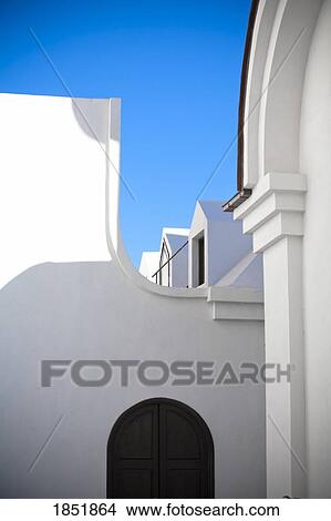 Low Angle View Of A White Building View Large Photo Image Picture - Low Angle View Of A White Building. Fotosearch