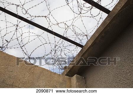 Low Angle View Of Barbed Wires In The Amna Suraka (Red Security) Museum View Large Photo Image Stock Image - Low Angle View Of Barbed Wires In The Amna Suraka (Red Security) Museum. Fotosearch