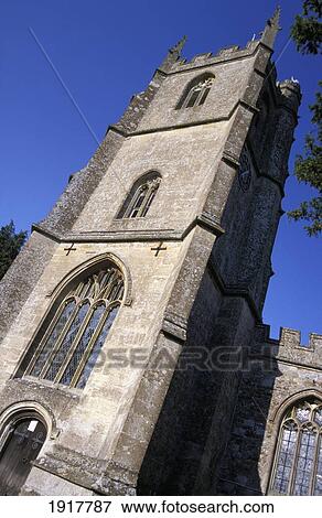 Low Angle View Of Medieval Church Tower View Large Photo Image Stock Photo - Low Angle View Of Medieval Church Tower. Fotosearch