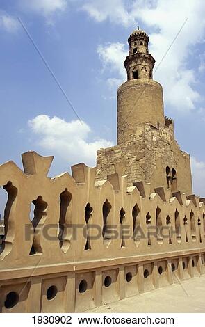 Low Angle View Of Minaret Of Ibn Tulun Mosque And Wall, Cairo, Egypt; Cairo, Egypt View Large Photo Image Stock Image - Low Angle View Of Minaret Of Ibn Tulun Mosque And Wall, Cairo, Egypt; Cairo, Egypt. Fotosearch