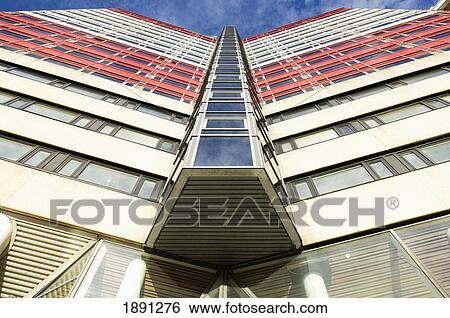Stock Photograph - Low Angle View Of Port Authority Building. Fotosearch