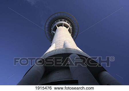 Low Angle View Of Sky Tower View Large Photo Image Stock Photograph - Low Angle View Of Sky Tower. Fotosearch