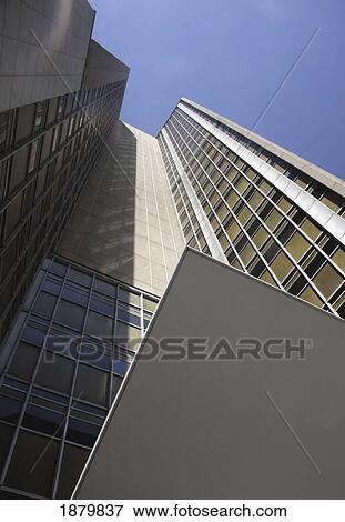 Low Angle View Of Skyscraper View Large Photo Image Stock Photo - Low Angle View Of Skyscraper. Fotosearch
