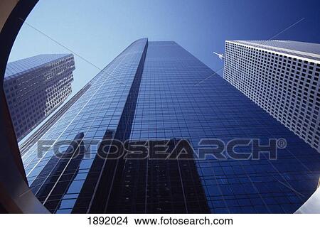 Picture - Low Angle View Of Skyscrapers In Houston. Fotosearch