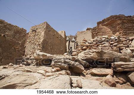 Low angle view ruined structures in Neni, Mali View Large Photo Image Stock Photo - Low angle view ruined structures in Neni, Mali. Fotosearch