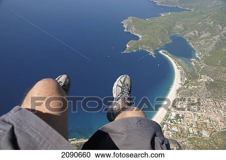 Low Section Of A Paraglider From Mt Babadag (1950 Meters) To Oludeniz At The Turquoise Coast, Southern Turkey View Large Photo Image Stock Image - Low Section Of A Paraglider From Mt Babadag (1950 Meters) To Oludeniz At The Turquoise Coast, Southern Turkey. Fotosearch