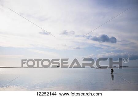 Picture - Low tide at Nathon Beach on Ko Samui; Nathon, Ko Samui, Thailand. Fotosearch