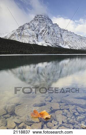 Stock Photo - Lower Waterfowl Lake Along The Icefields Parkway In Banff National Park; Banff Alberta Canada. Fotosearch