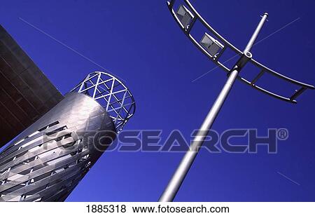Stock Photo - Lowry Centre Exterior, Close Up. Fotosearch