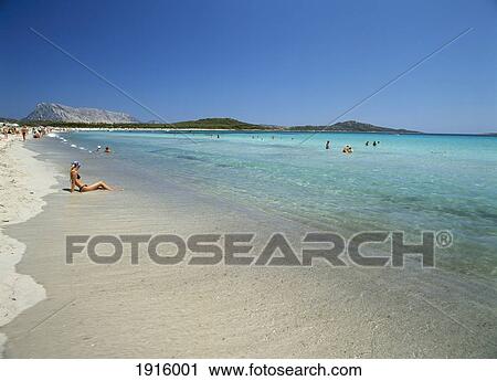 Stock Image - Lu Impostu Beach. Fotosearch
