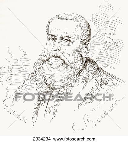 Picture - Lucas Cranach The Elder, C. 1472Ãƒâ€šÃ‚Â - 1553. German Artist, Renaissance Painter And Printmaker In Woodcut And Engraving. From Histoire Des Peintres, ÃƒÆ’Ã¢â‚¬Â°Cole Allemande, Published 1875. Fotosearch