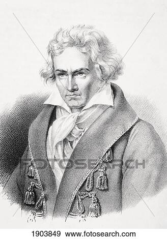 Ludwig Van Beethoven, 1770 - 1827. German Composer. From Figaro, Journal For Literatur, Kunst Og Musik, Published In Copenhagen, 1841. View Large Photo Image Stock Photo - Ludwig Van Beethoven, 1770 - 1827. German Composer. From Figaro, Journal For Literatur, Kunst Og Musik, Published In Copenhagen, 1841.. Fotosearch