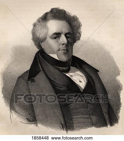 Stock Photo - Luigi Lablache, 1794-1858. French Opera Singer. 19Th Century Lithograph By Em. Baerentzen & Co. From The Book Figaro. Journal Of Literature, Art And Music By Georg Garstensen. Published 1841.. Fotosearch