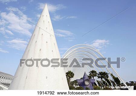 Stock Image - L'umbracle Gardens. Fotosearch