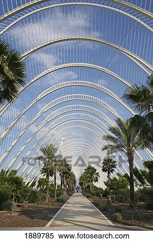 Stock Photography - L'umbracle Gardens. Fotosearch
