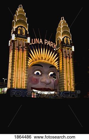 Luna Park, Sydney, Australia View Large Photo Image Stock Photograph - Luna Park, Sydney, Australia. Fotosearch