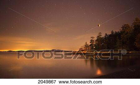Lunar Eclipse, Victoria, British Columbia View Large Photo Image Stock Photo - Lunar Eclipse, Victoria, British Columbia. Fotosearch