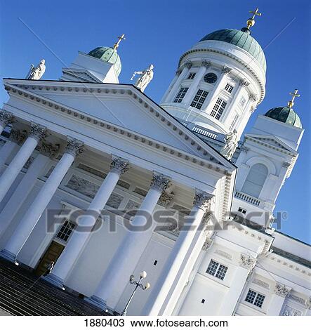 Lutheran Cathedral In Senate Square View Large Photo Image Stock Image - Lutheran Cathedral In Senate Square. Fotosearch
