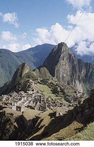 Maccchu Picchu View Large Photo Image Stock Photo - Maccchu Picchu. Fotosearch