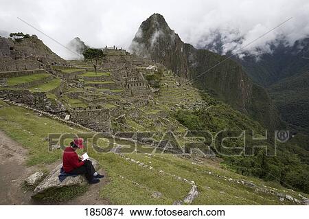 Machu Picchu View Large Photo Image Picture - Machu Picchu. Fotosearch