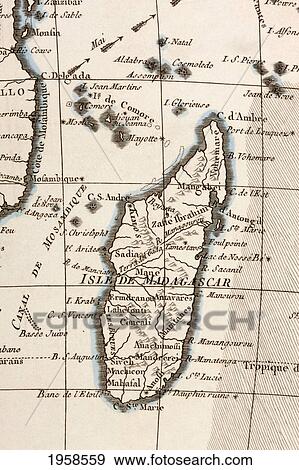 Madagascar And Comoros Islands Circa 1760. From Atlas De Toutes Les Parties Connues Du Globe Terrestre By Cartographer Rigobert Bonne Published Geneva Circa 1760. View Large Photo Image Stock Photo - Madagascar And Comoros Islands Circa 1760. From Atlas De Toutes Les Parties Connues Du Globe Terrestre By Cartographer Rigobert Bonne Published Geneva Circa 1760.. Fotosearch