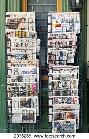 Magazine Racks; Oslo Norway View Large Photo Image Stock Photography - Magazine Racks; Oslo Norway. Fotosearch