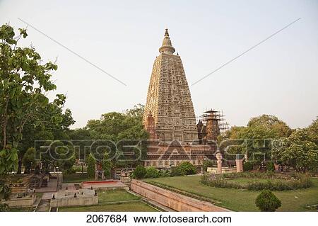 Mahabodi Temple, Bodhgaya, Bihar, India View Large Photo Image Picture - Mahabodi Temple, Bodhgaya, Bihar, India. Fotosearch