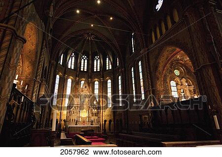 Main Altar Of The Matthias Church, Budapest, Hungary View Large Photo Image Stock Image - Main Altar Of The Matthias Church, Budapest, Hungary. Fotosearch