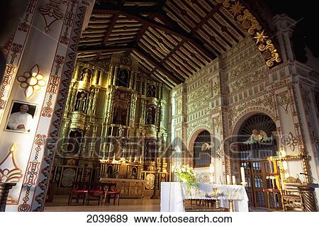 Main Altar With Gilded And Polychrome Wood Images Carved In The Mestizo-Baroque Style, Jesuit Mission Of San Ignacio De Velasco, Santa Cruz Department, Bolivia View Large Photo Image Stock Photo - Main Altar With Gilded And Polychrome Wood Images Carved In The Mestizo-Baroque Style, Jesuit Mission Of San Ignacio De Velasco, Santa Cruz Department, Bolivia. Fotosearch