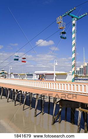 Stock Photo - Main Street Pier; Daytona Beach, Florida, Usa. Fotosearch