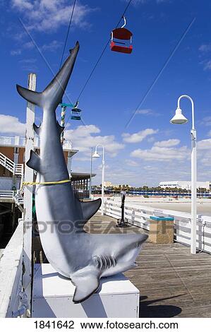 Stock Image - Main Street Pier In Daytona Beach; Florida, Usa. Fotosearch