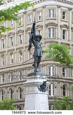 Maisonneuve Monument At Place-D'armes In Old Montreal; Montreal Quebec Canada View Large Photo Image Stock Image - Maisonneuve Monument At Place-D'armes In Old Montreal; Montreal Quebec Canada. Fotosearch