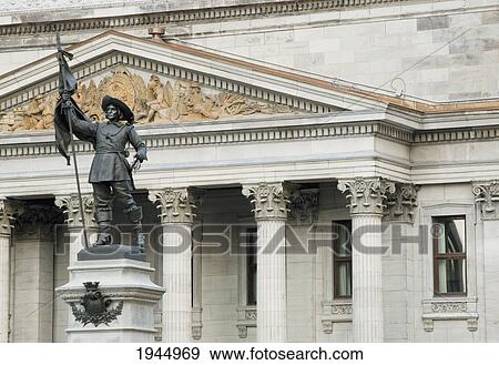 Maisonneuve Monument Statue At The Bank Of Montreal Building In Old Montreal; Montreal Quebec Canada View Large Photo Image Stock Photo - Maisonneuve Monument Statue At The Bank Of Montreal Building In Old Montreal; Montreal Quebec Canada. Fotosearch