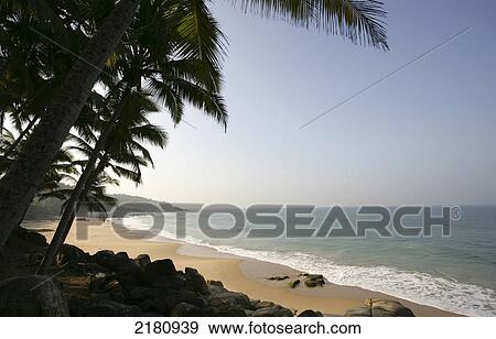 Stock Photo - Malabar Coast; Kerala, India. Fotosearch