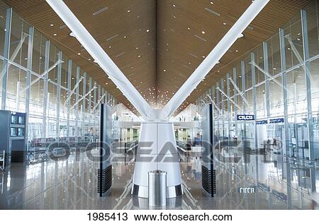 Malaysia, Kuala Lumpur, Interior Of International Airport. View Large Photo Image Stock Image - Malaysia, Kuala Lumpur, Interior Of International Airport.. Fotosearch